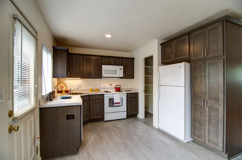 Remodeled Kitchen with Dark Cabinets Remodeled Kitchen with Dark Cabinets