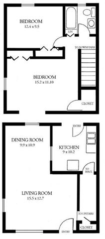 2 Bedroom Townhome