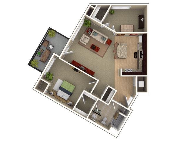 Creekview w/ Den Floor Plan 5
