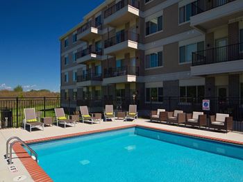 Outdoor pool and sundeck