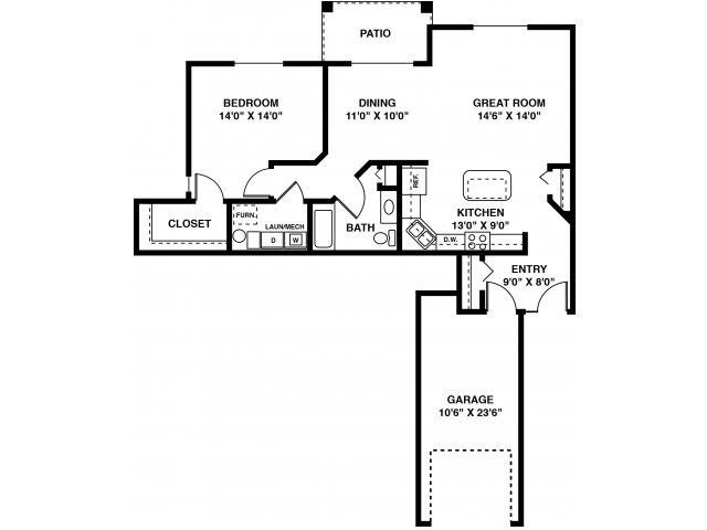 The Berry (Handicap Accessible) Floor Plan 2