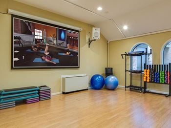 Yoga/aerobics studio