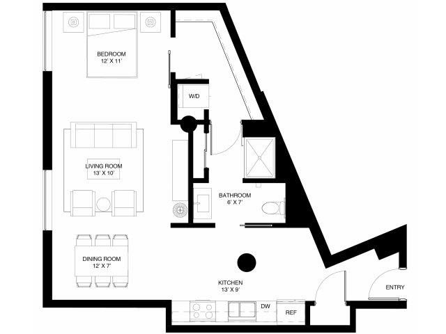 Studio Apartment Studio Apartment at 430 Oak Grove