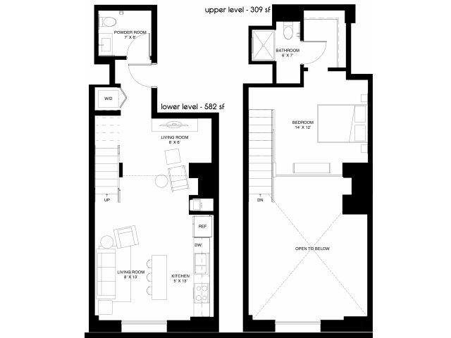 B2 Loft Floor Plan 13