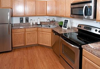 Upgraded kitchens in most homes