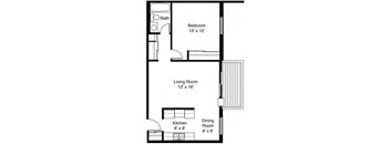 1 Bedroom 1 Bath