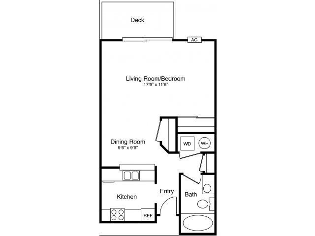 Studio Floor Plan 1