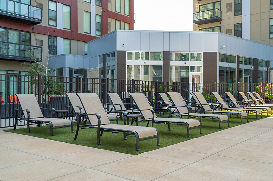 Outdoor lounge seating