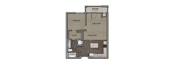 1G-C-1 Bedroom