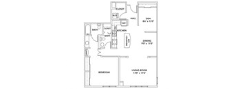 M1 - 1 Bedroom - Den Flat