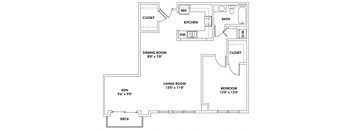 K2 - 1 Bedroom - Den Flat
