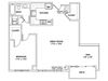 S - 1 Bedroom - Den Apartment