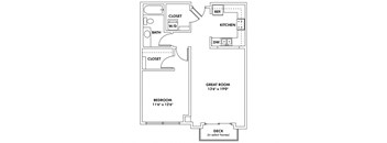 H - 1 Bedroom Flat
