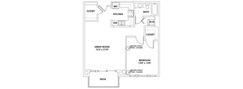 R2 - 1 Bedroom Apartment