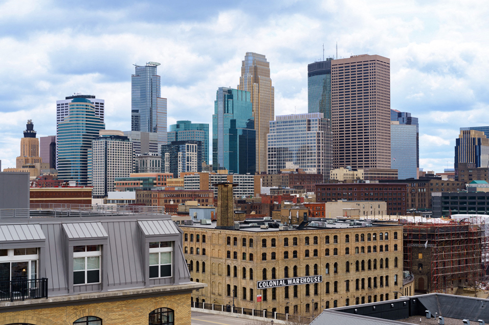 view of the city of Minneapolis