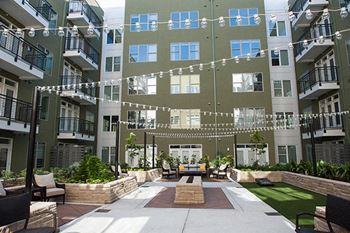 Courtyard View at Link Apartments® Glenwood South, North Carolina, 27603