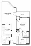 1 Bedroom 1 Bath B