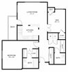 1 Bed 1.5 Bath plus Den E