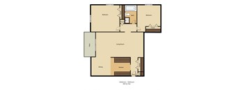 2 Bedroom Apartments