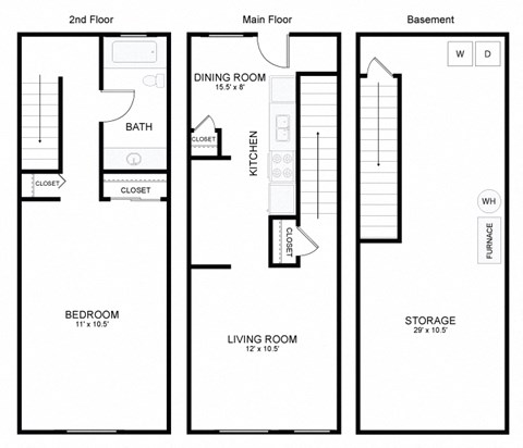 110550 Windmill Ct 1-3 Beds Townhouse, Affordable for Rent - Photo Gallery 18
