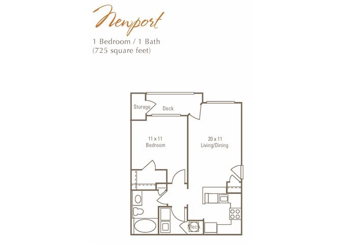 Newport Floor Plan 1