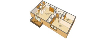 Olde Towne Village - 2 Bed, 1 Bath