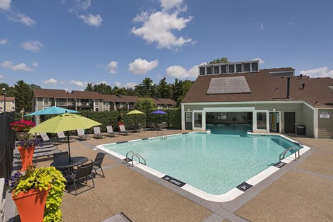 Sit poolside and relax