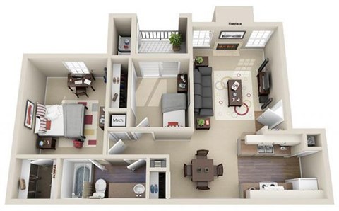 7820 Woodchase 1-2 Beds Apartment for Rent - Photo Gallery 17