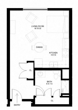 Studio The Rose Apartments - South Quarter - Minneapolis - Aeon Studio The Rose Apartments - South Quarter - Minneapolis - Aeon