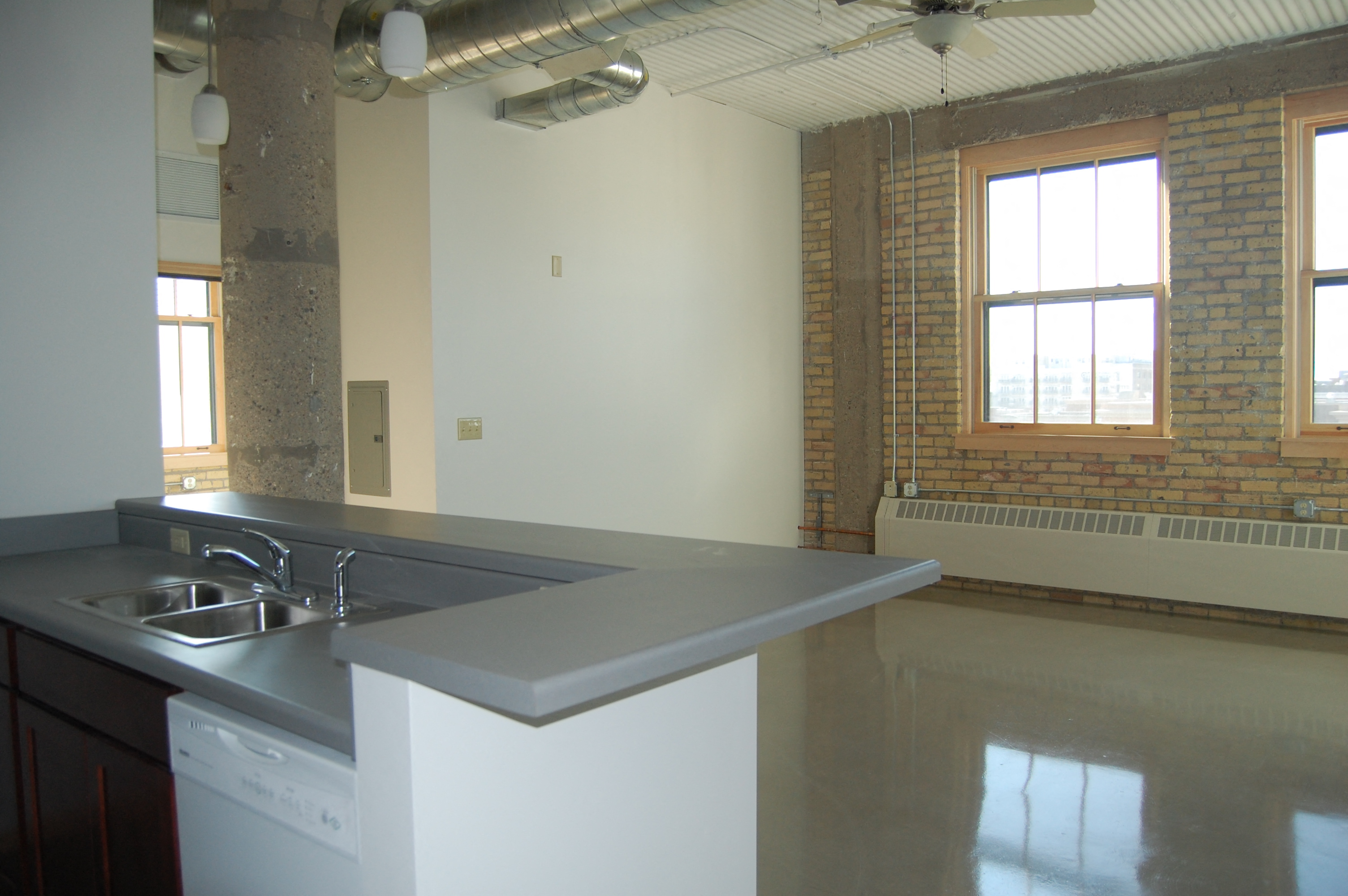 Kitchen and Living Area