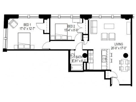 200 10th Street East Studio-2 Beds Apartment, Affordable for Rent - Photo Gallery 14