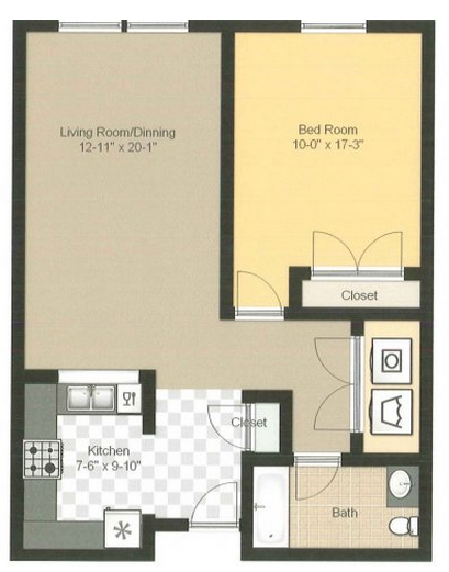 1423 11th Avenue South Studio-4 Beds Apartment, Affordable for Rent - Photo Gallery 4