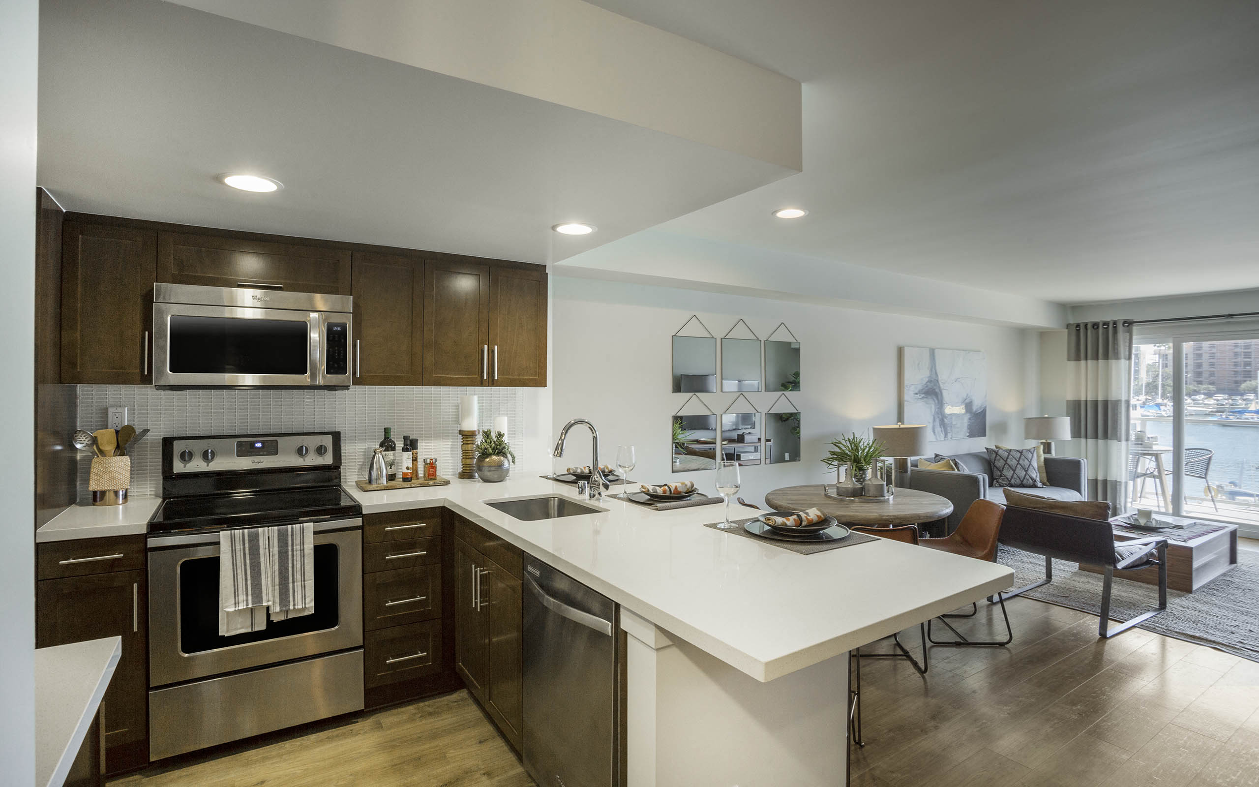 Wayfarer Marina Del Rey, CA Model Kitchen