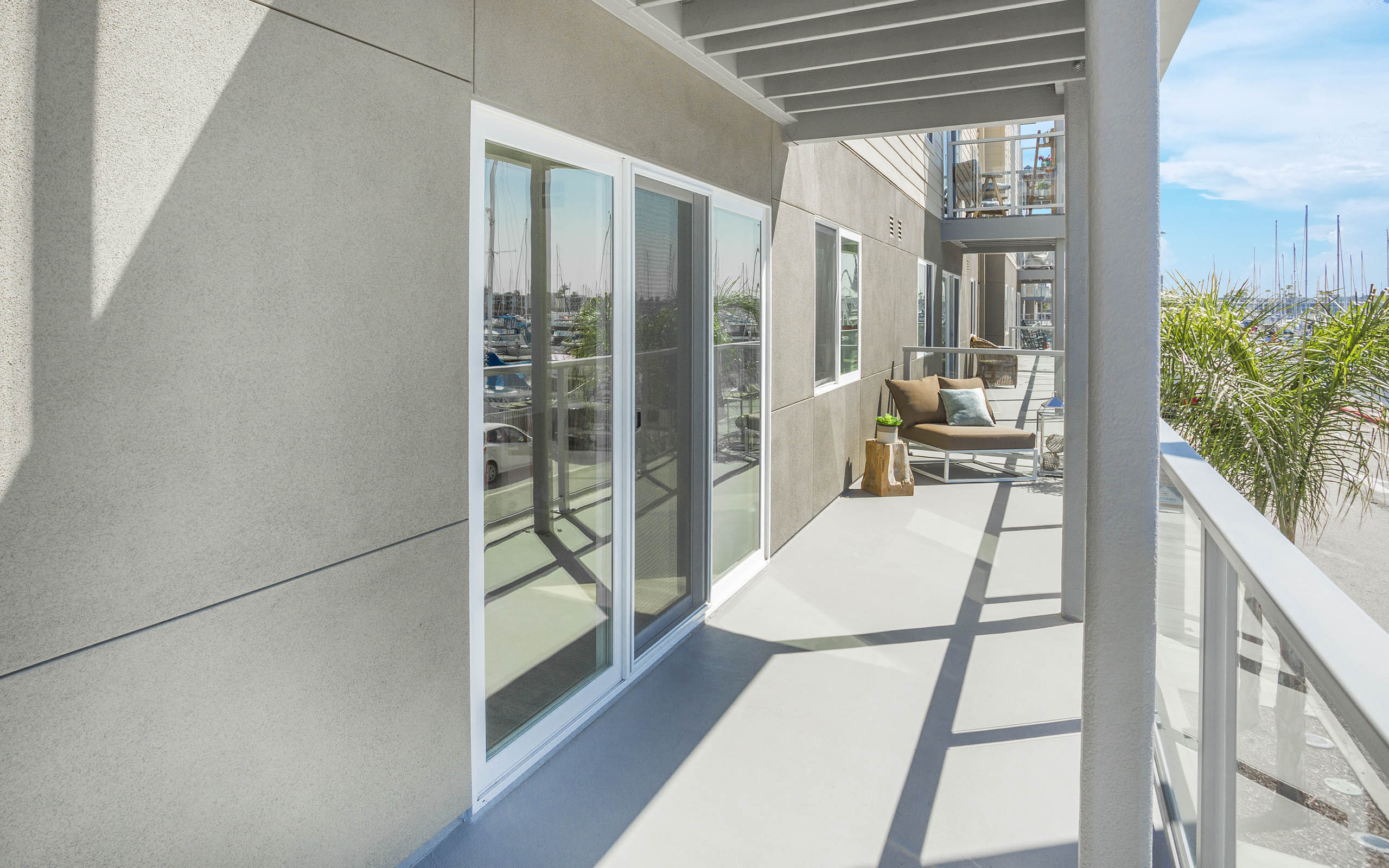 Wayfarer Marina Del Rey, CA Model Patio