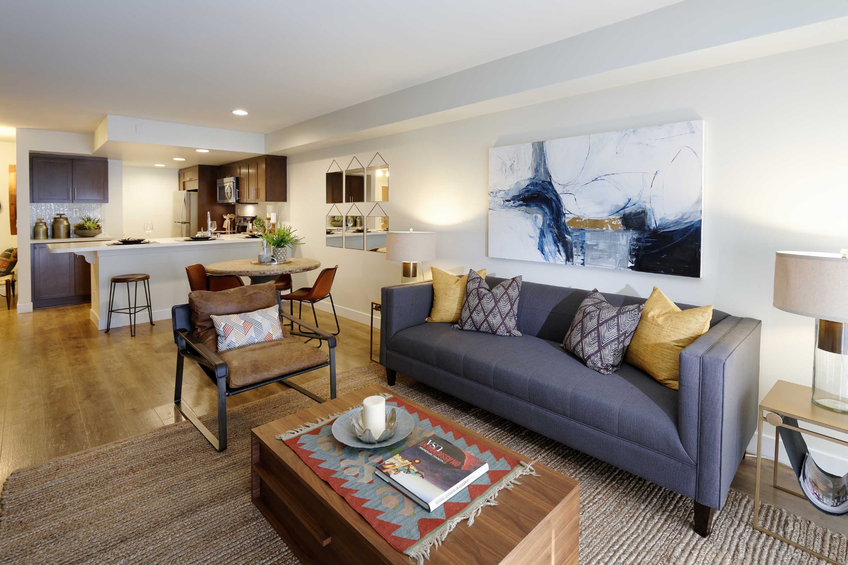 Wayfarer Marina Del Rey, CA Model Living Room