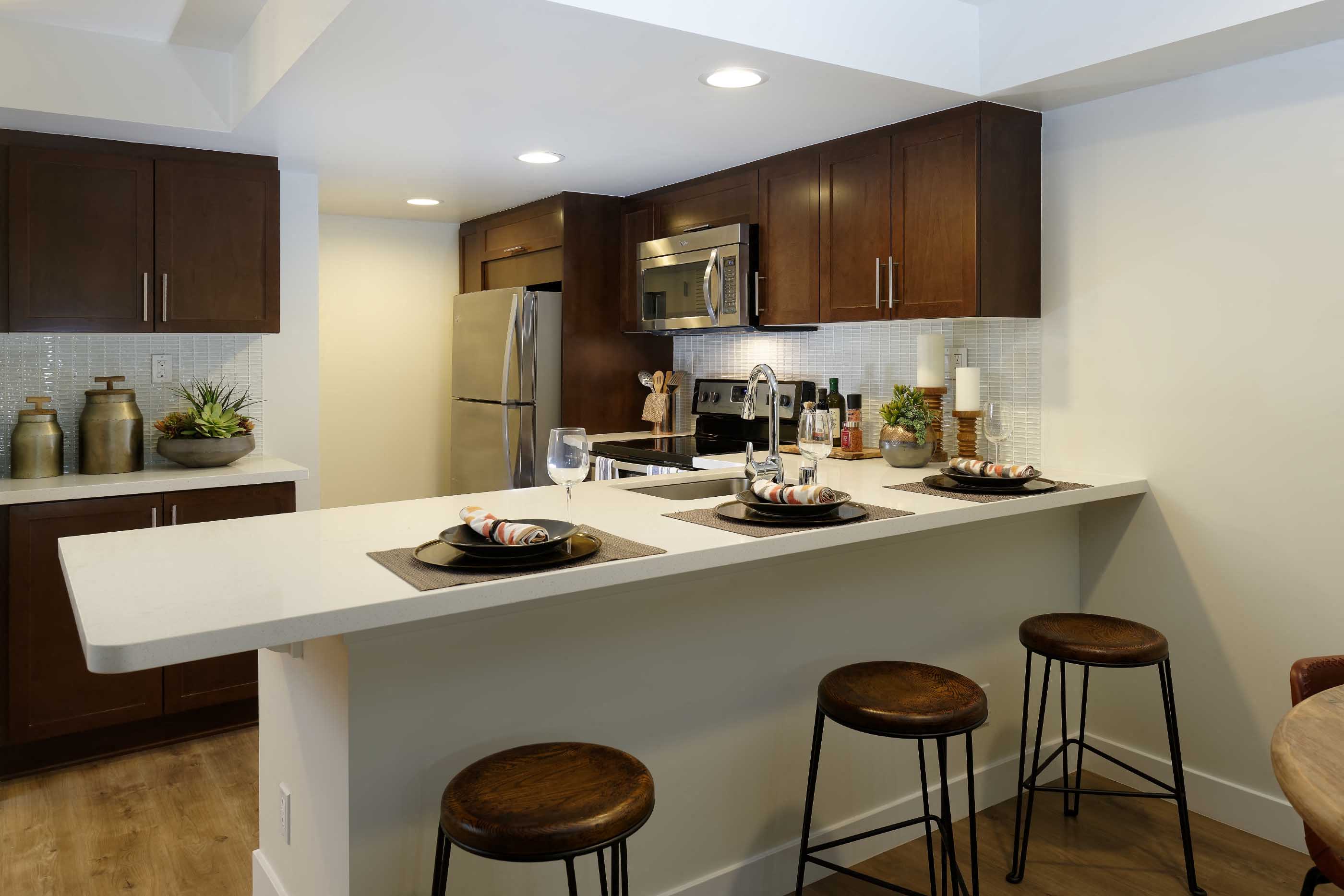 Wayfarer Marina Del Rey, CA Model Kitchen