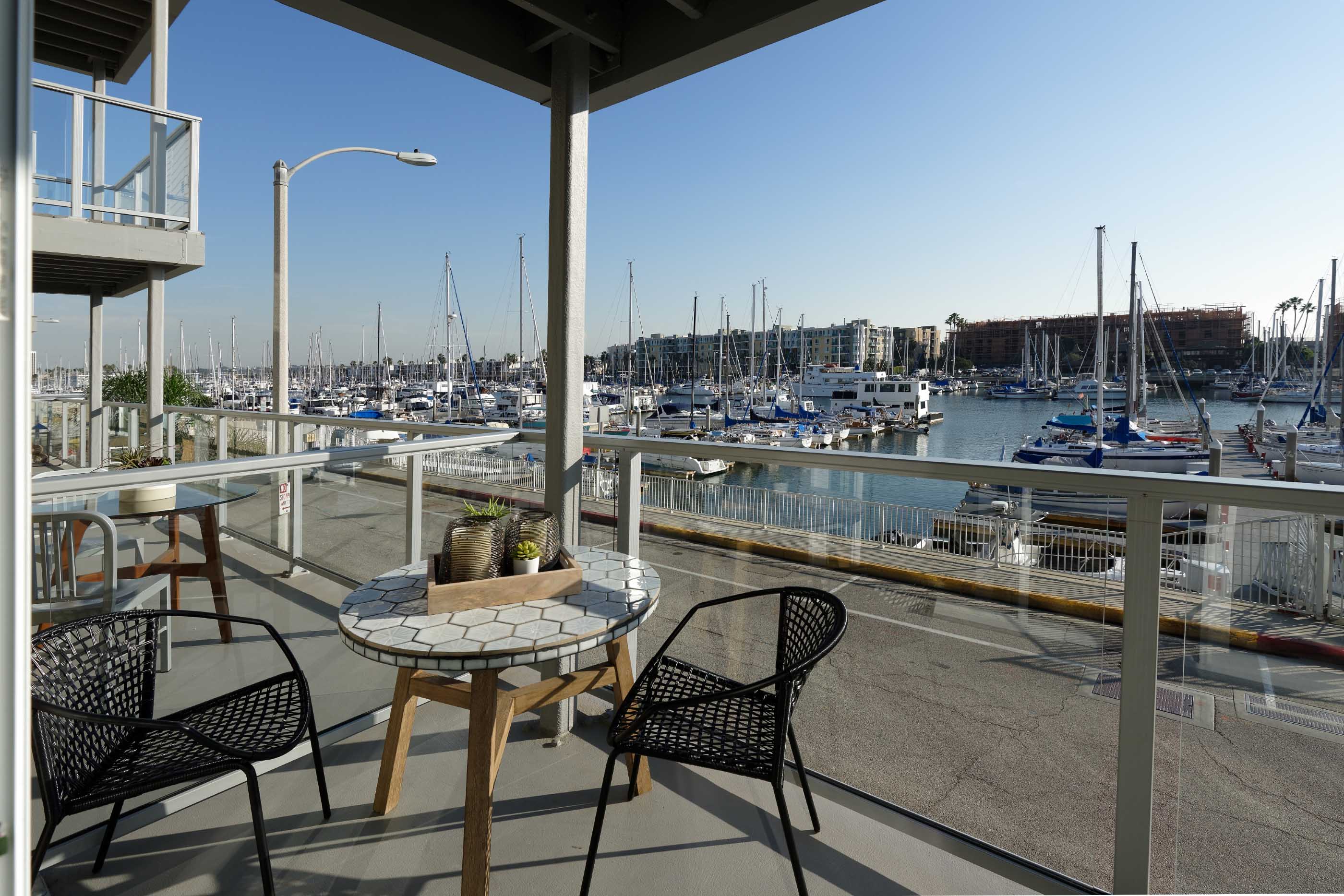 Wayfarer Marina Del Rey, CA Model Patio