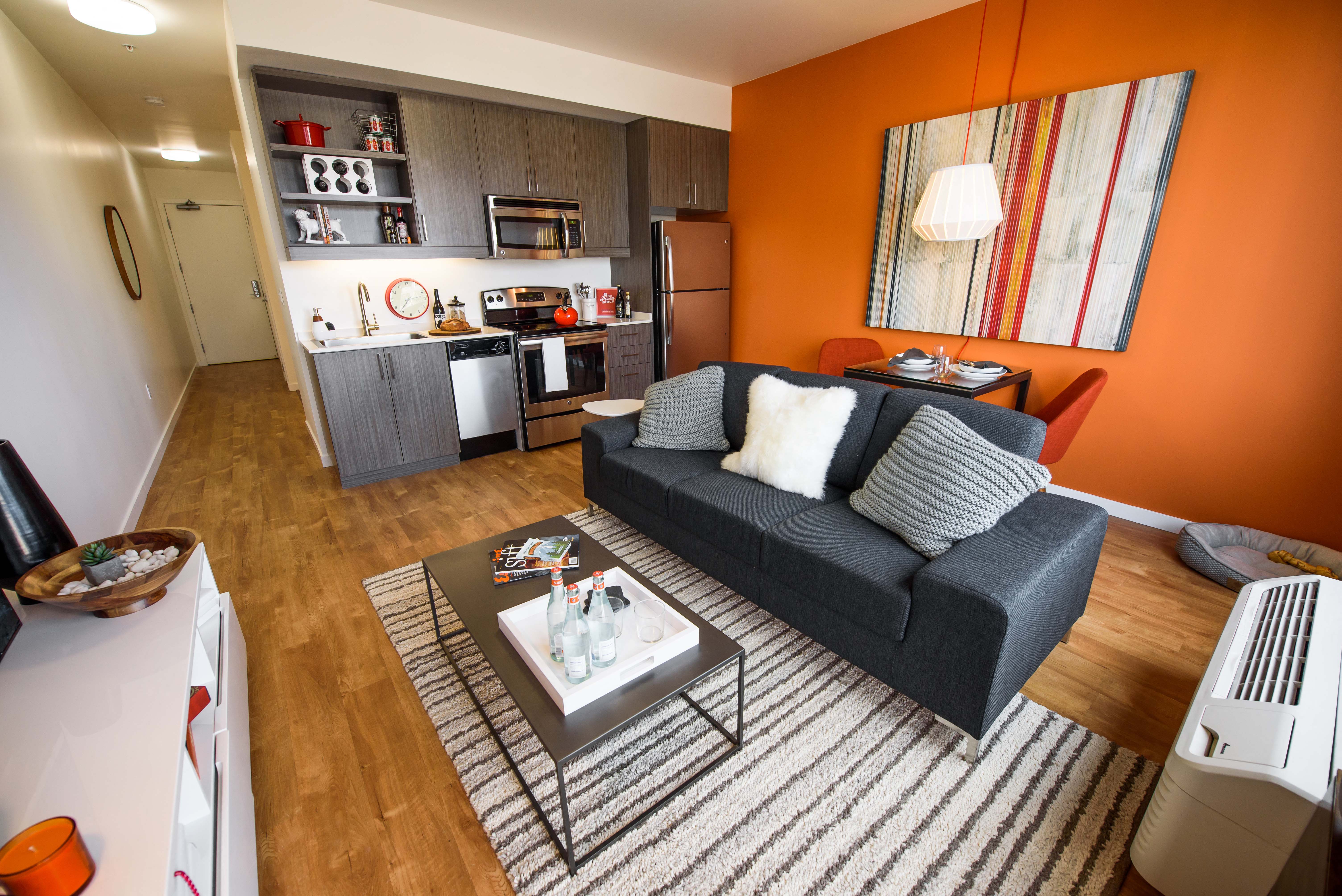 The Union Portland OR Living room angle