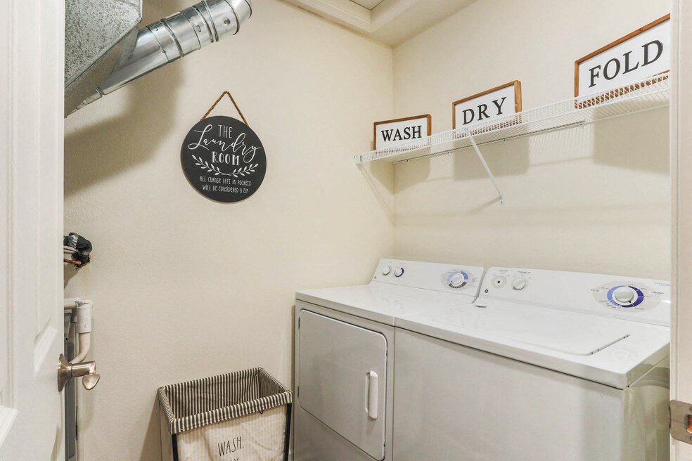 Laundry in unit at Aspen Lakes Estates