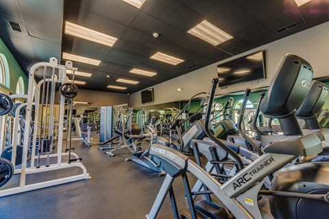 Fitness studio at Aspen Lakes Estates