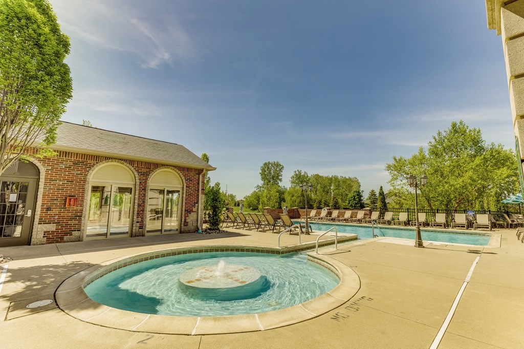 One of two pools at Aspen Lakes Estates