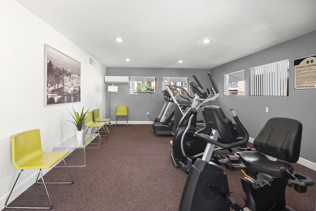 gym equipped with state of the art equipment at Sundancer Apartments, Tolleson, AZ