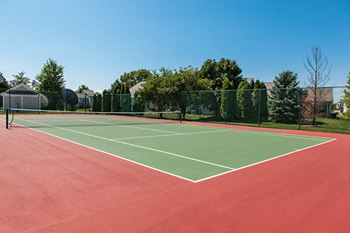 Outdoor Tennis Court at Mallard Bay Apartments, 46307