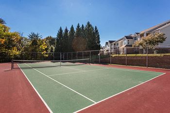 Full Size Outdoor Tennis Court at Sunscape Apartments, Roanoke, 24018