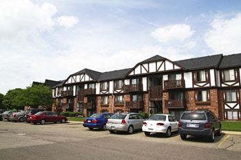 Off Street Parking at Brookside Apartments in Springfield, MI
