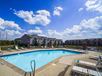 Swimming Pool with Large Sundeck and Free Wi-Fi at Dupont Lakes Apartments, Fort Wayne