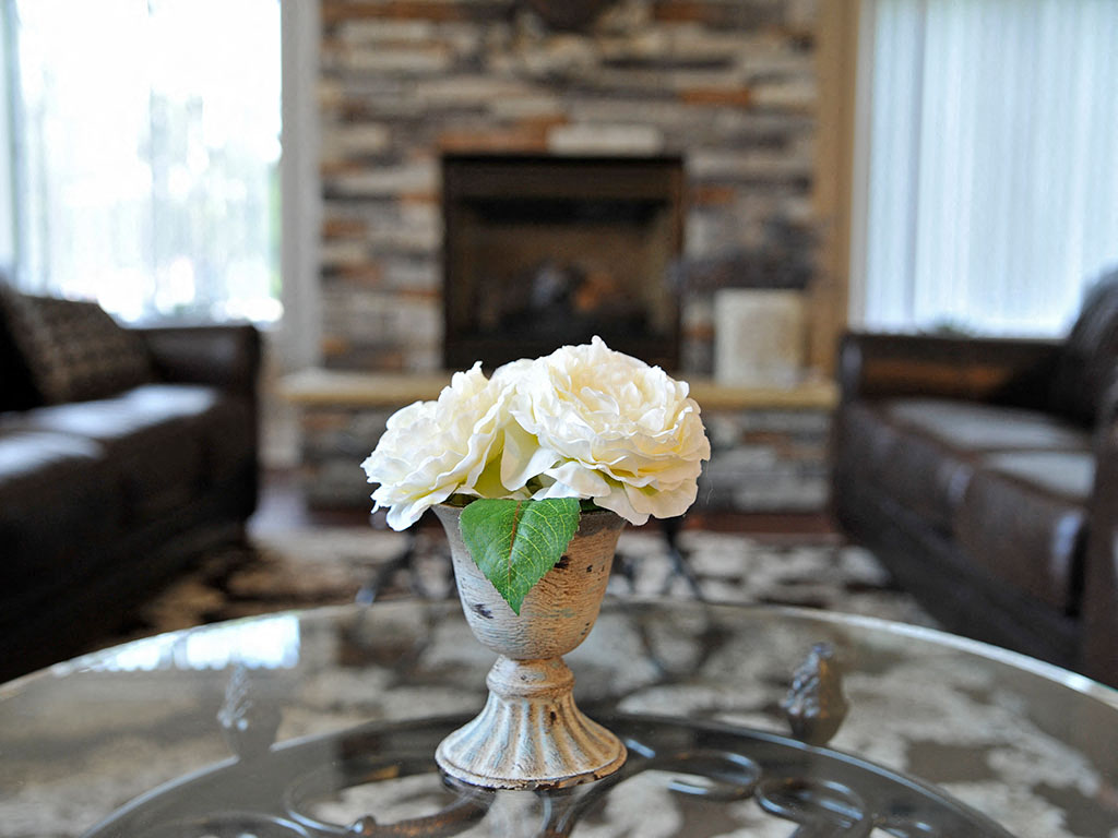 Decorated Clubhouse at Shannon Manor Townhouses, Michigan