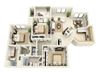 The Paloverde | 3 Bedroom 2 Bathroom Floor Plan The Paloverde | 3 Bedroom 2 Bathroom Floor Plan