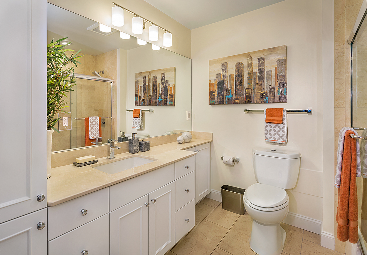 Newly renovated bathroom