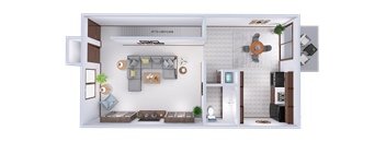 2 Bed, 1.5 Bath Townhouse